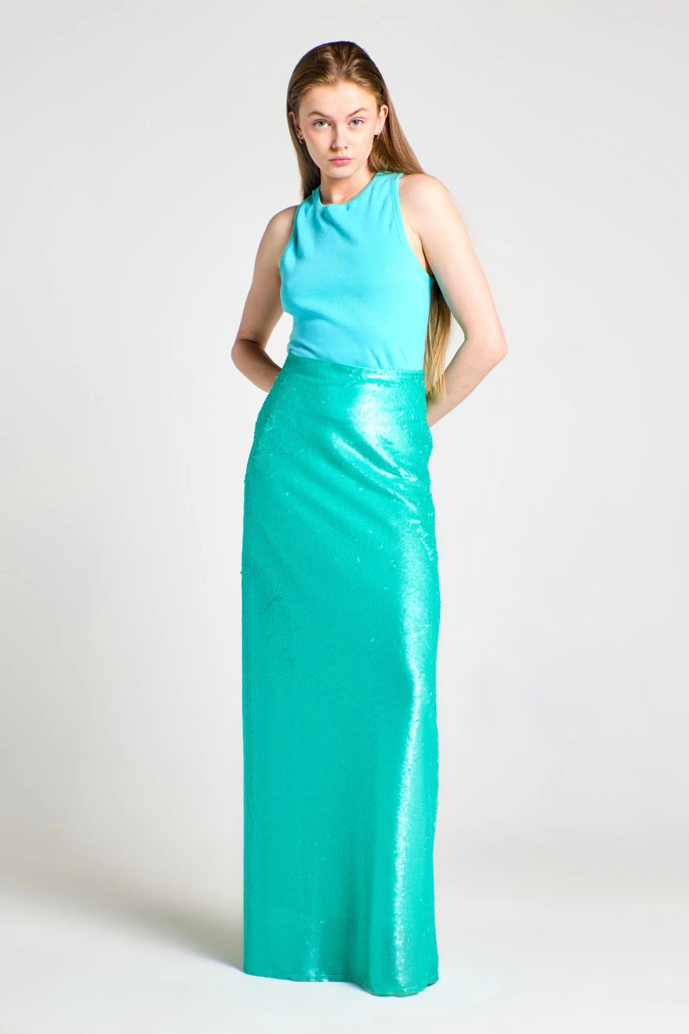 Débardeur Ocean Mist – Turquoise vif