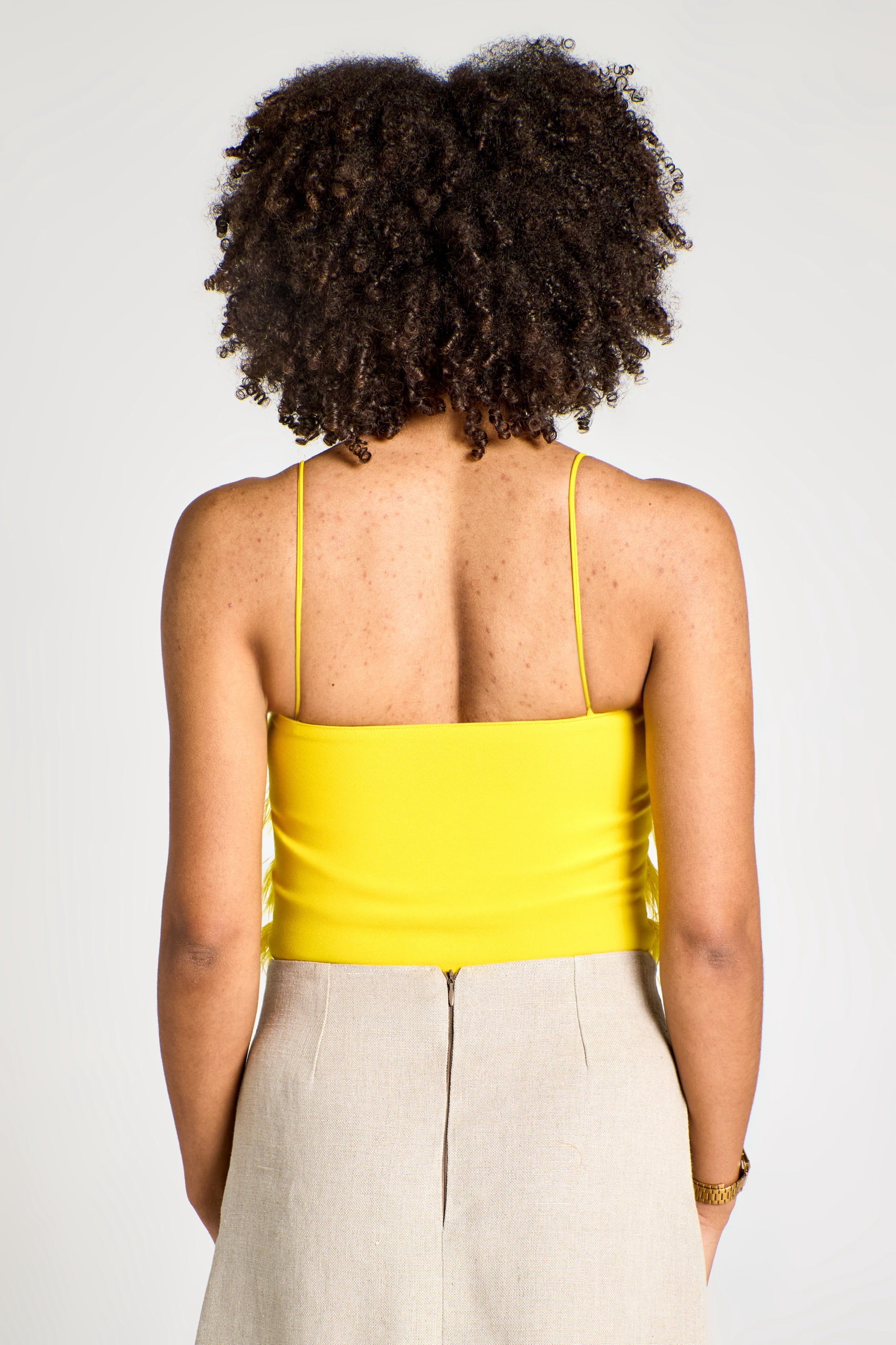 Crop Top Fluffy Sunflower