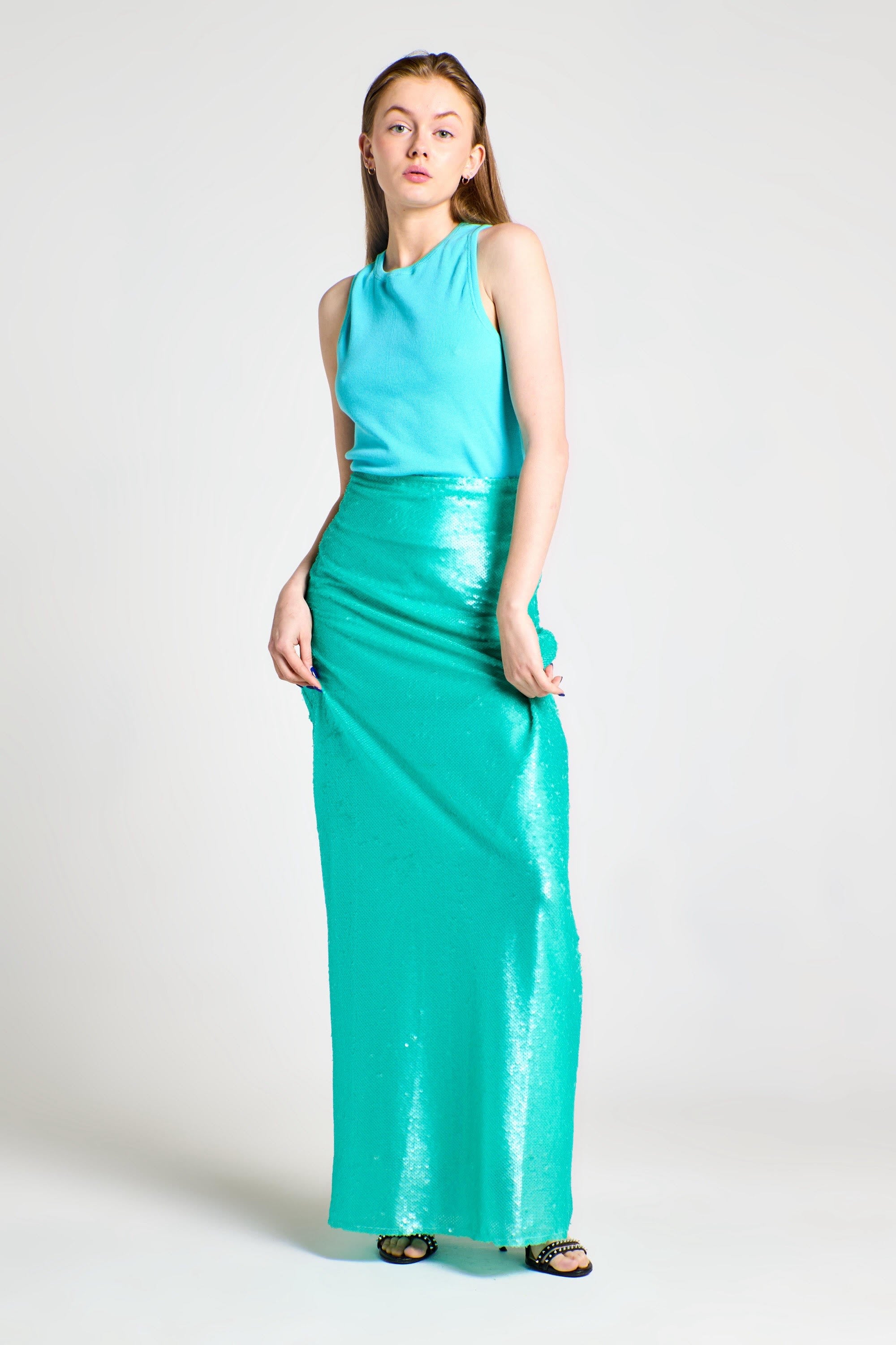 Jupe Mermaid Tail – Turquoise clair